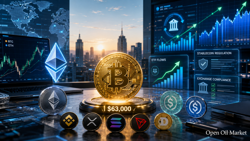 10 Temmuz 2026 Kripto Pazar: Bitcoin 63,000 $, Ethereum, İlk 10 Kripto Para, ETF ve Stablecoin'ler