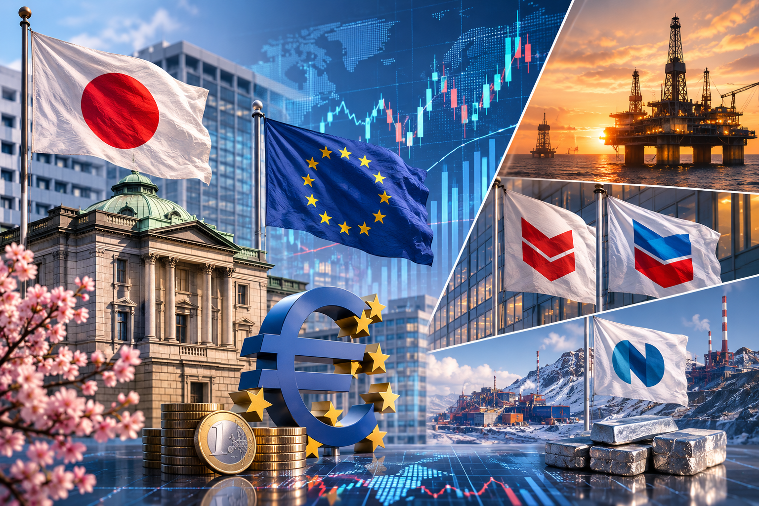 31 Temmuz 2026 Ekonomik Olayları ve Şirket Raporları: Japonya Merkez Bankası, euro bölgesi enflasyonu, ExxonMobil, Chevron ve Norilsk Nickel raporları