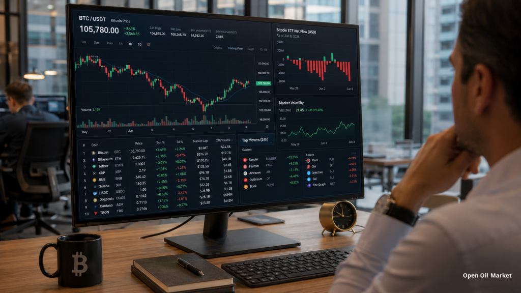 Kriptopara Haberleri, 9 Haziran 2026 Salı: Bitcoin, düşüş sonrası piyasayı koruyor, yatırımcılar ETF çıkışlarını, stabilcoinleri ve en iyi 10 dijital varlığı değerlendiriyor.