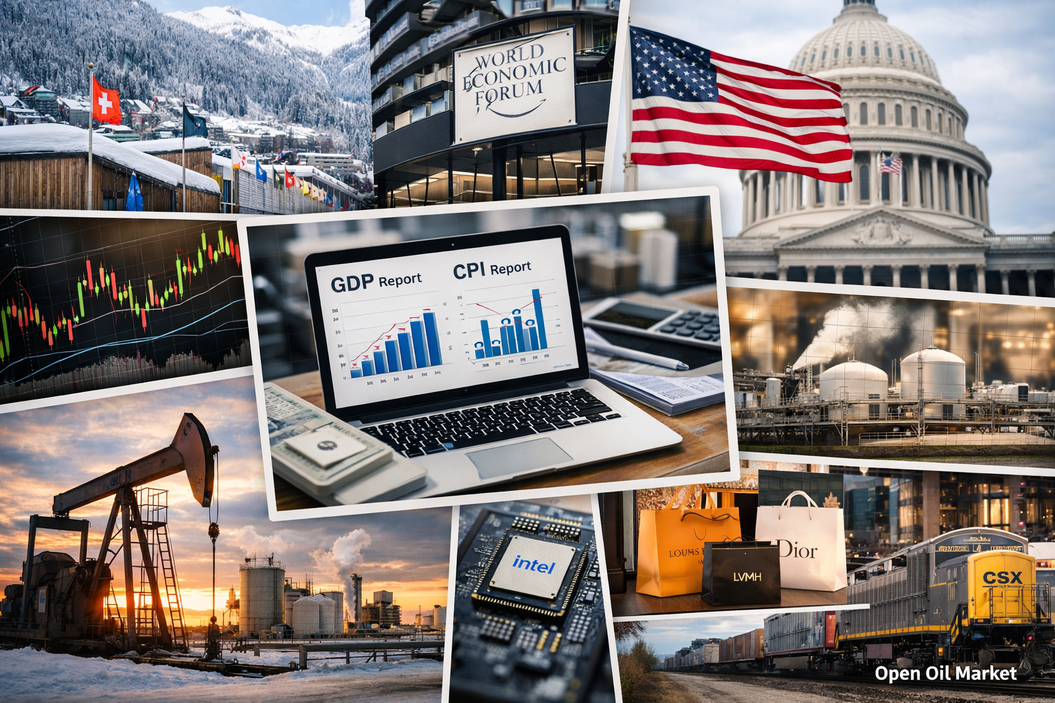 Ekonomik Olaylar ve Şirket Raporları - Perşembe, 22 Ocak 2026: Dünya Ekonomik Forumu, ABD CPI ve ABD GSYİH