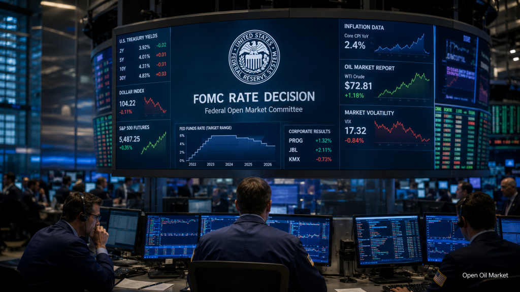 Ekonomik olaylar ve kurumsal raporlar, Çarşamba 17 Haziran 2026: FOMC, Birleşik Krallık ve Euro bölgesi enflasyonu, IEA raporu ve Progressive, Jabil ve CarMax raporları