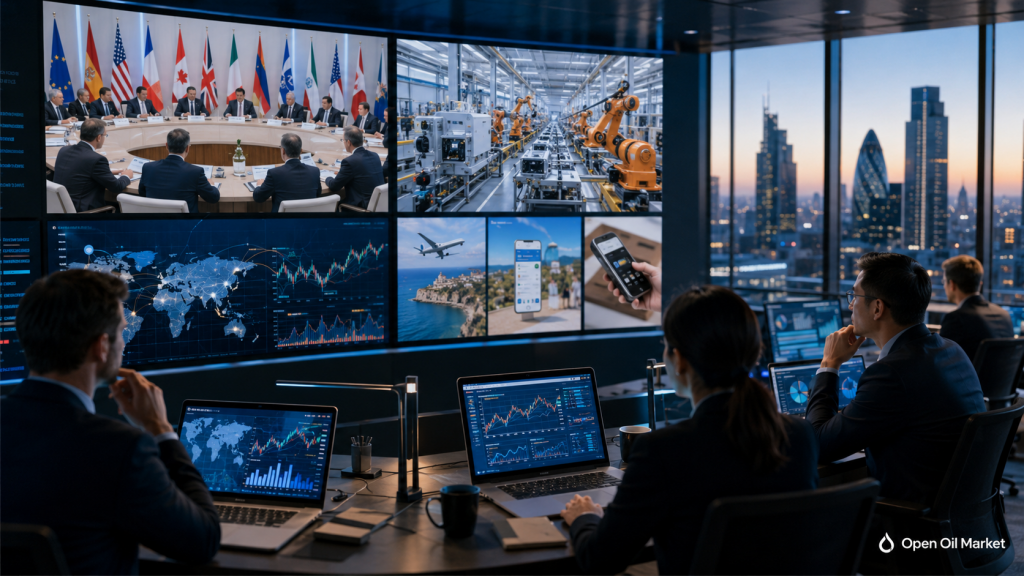 18 Mayıs 2026 Küresel Piyasalar, Analistler G7 Toplantısını, Çin Sanayi Üretimini ve Baidu, Ryanair, Trip.com ve XP Inc. Kurumsal Raporlarını Değerlendiriyor