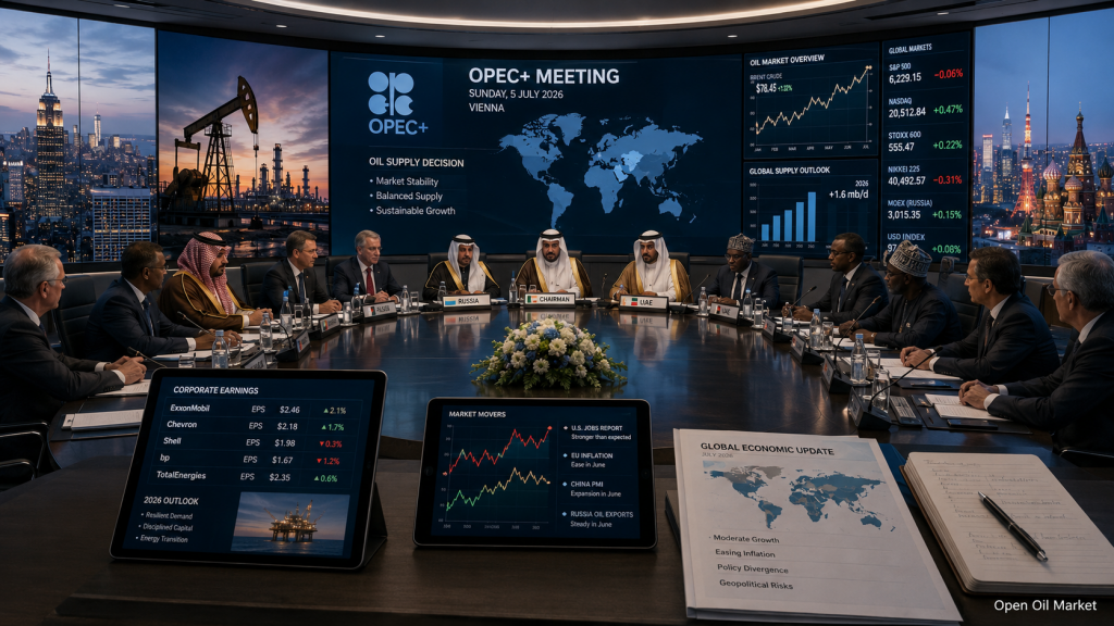 OPEC+ Toplantısı ve Küresel Pazarlar - Ekonomik Olaylar ve Kurumsal Raporlar 5 Temmuz 2026