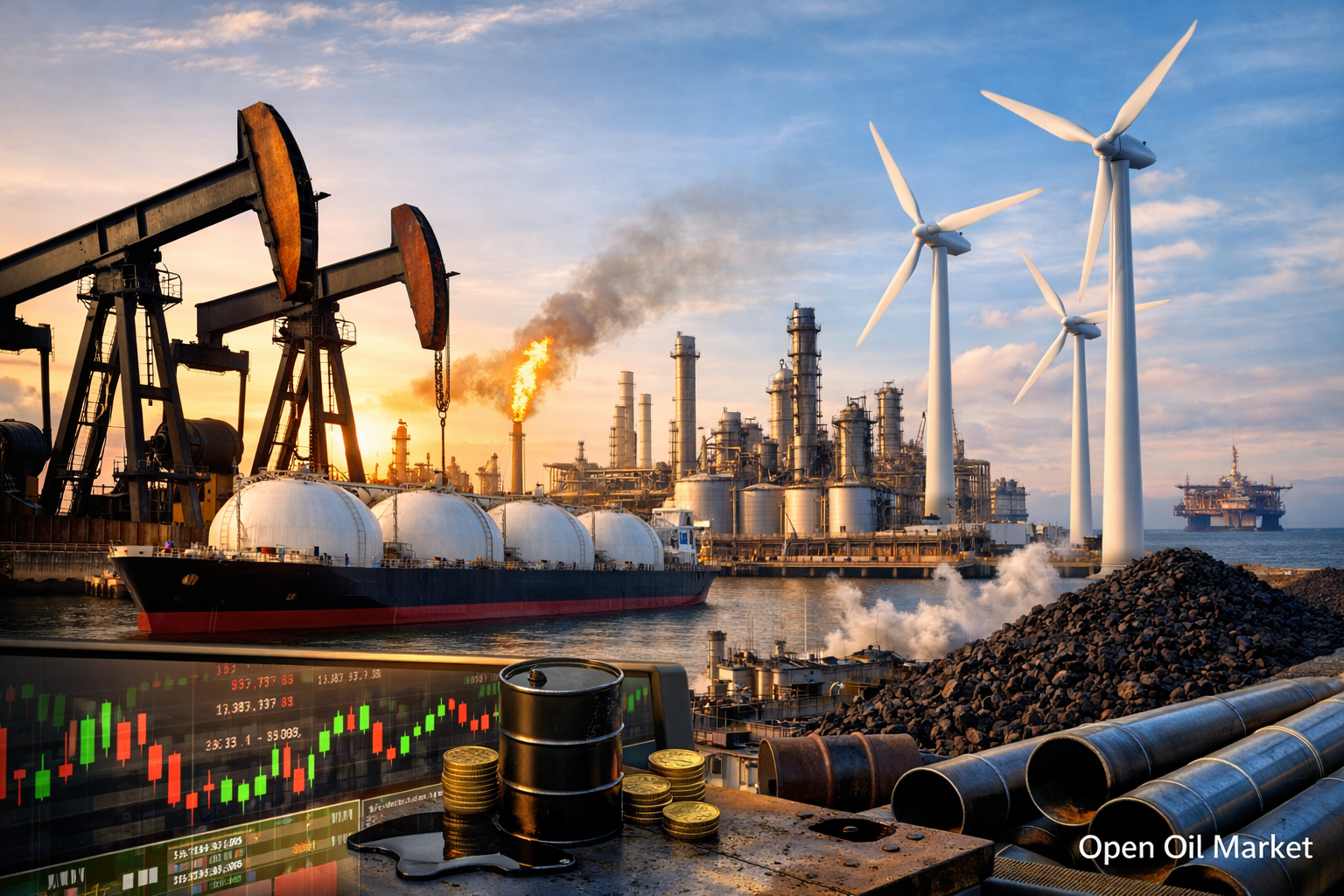 Petrol-gaz ve enerji haberleri — Pazar, 15 Şubat 2026: Brent, gaz ve YEK